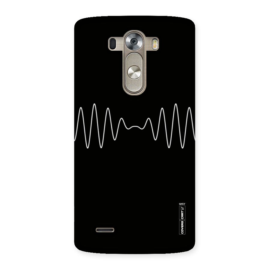 White Minimal Thread Back Case for LG G3