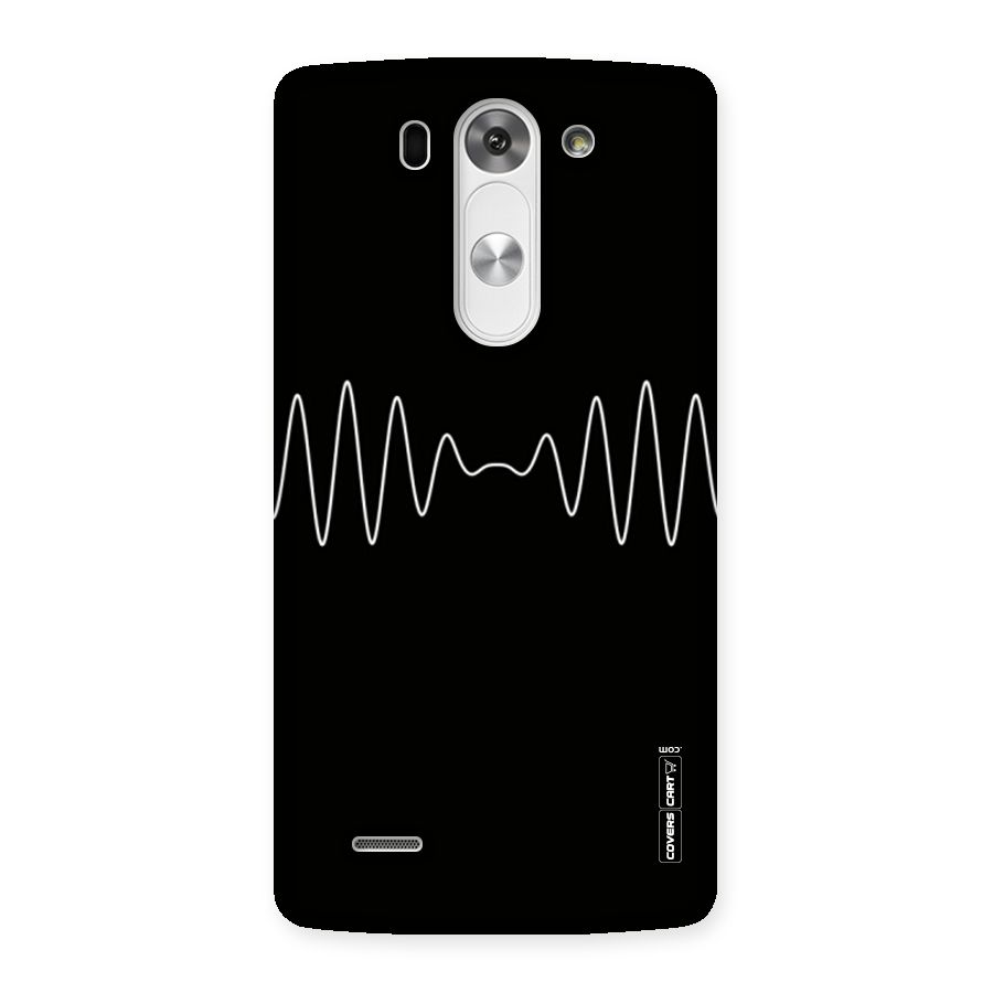 White Minimal Thread Back Case for LG G3 Beat