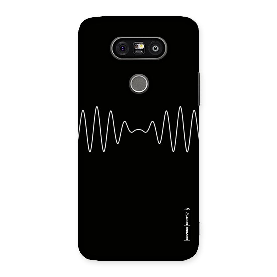 White Minimal Thread Back Case for LG G5