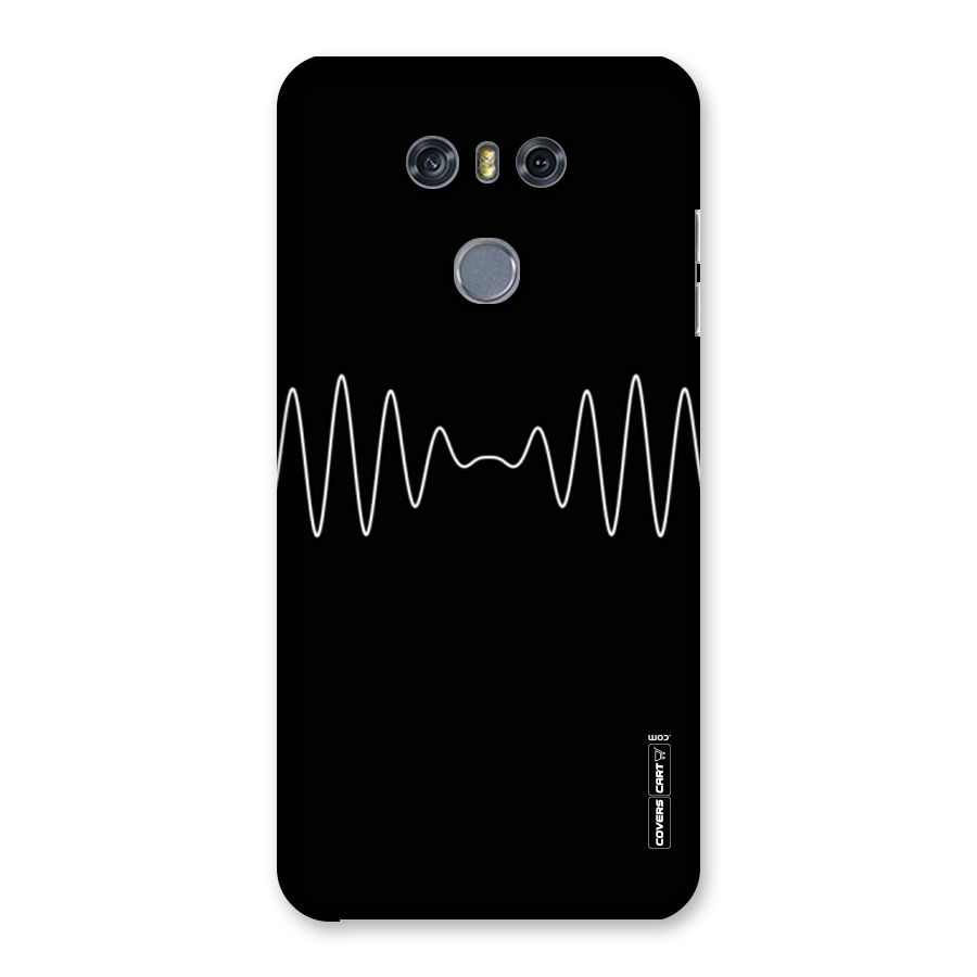 White Minimal Thread Back Case for LG G6