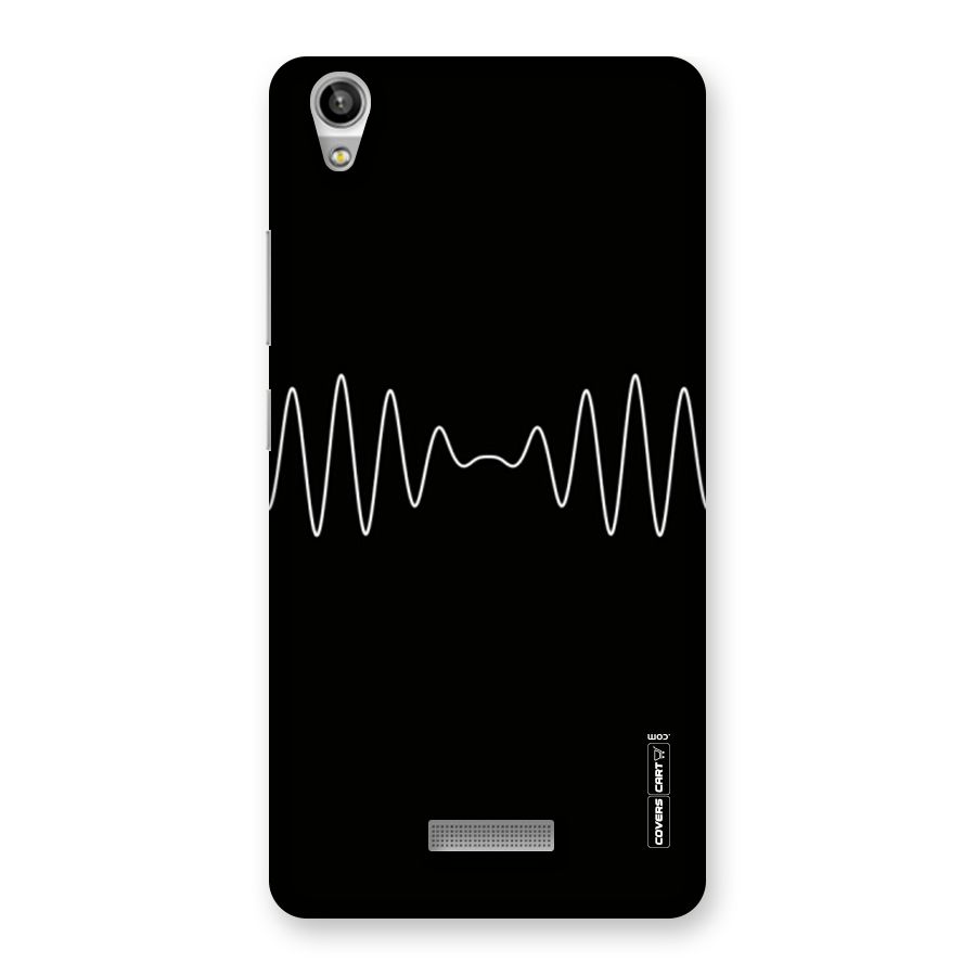 White Minimal Thread Back Case for Lava-Pixel-V1