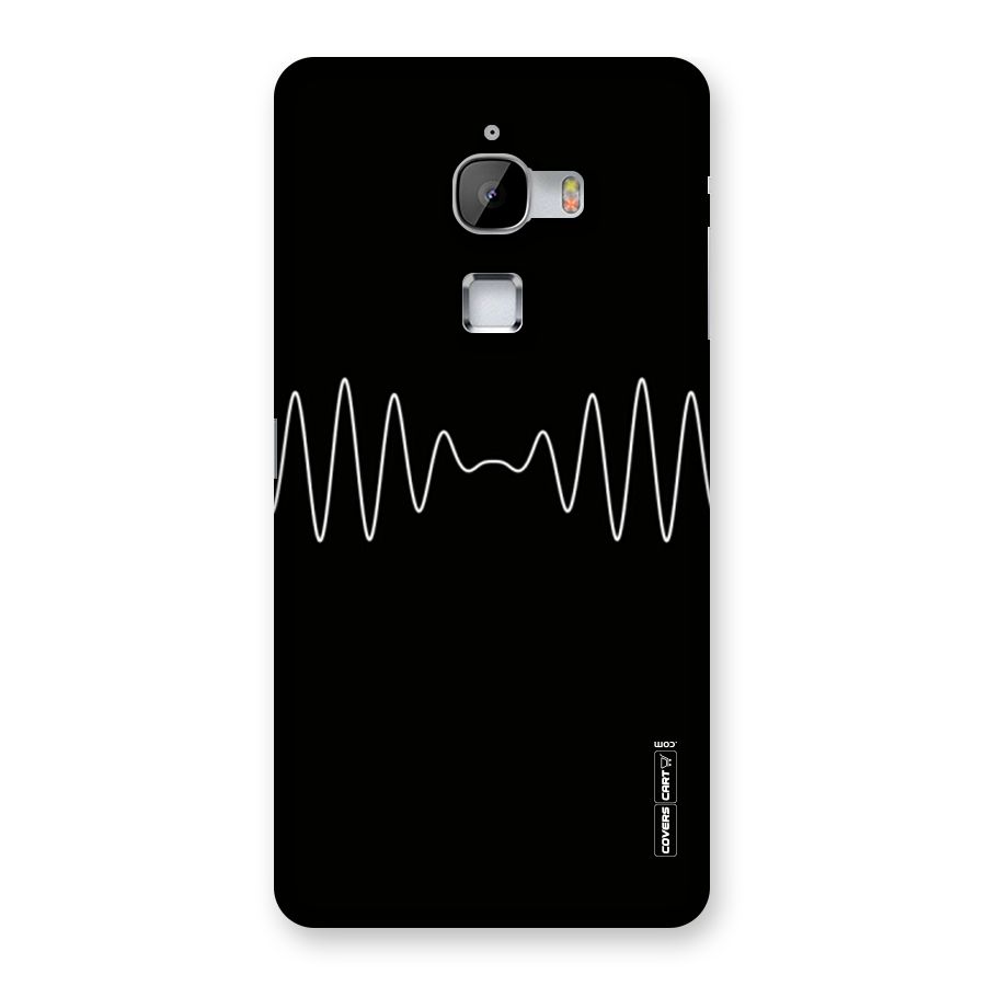 White Minimal Thread Back Case for LeTv Le Max