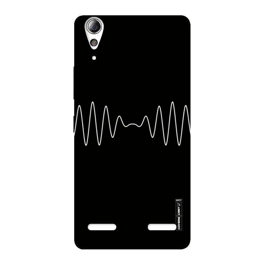 White Minimal Thread Back Case for Lenovo A6000 Plus