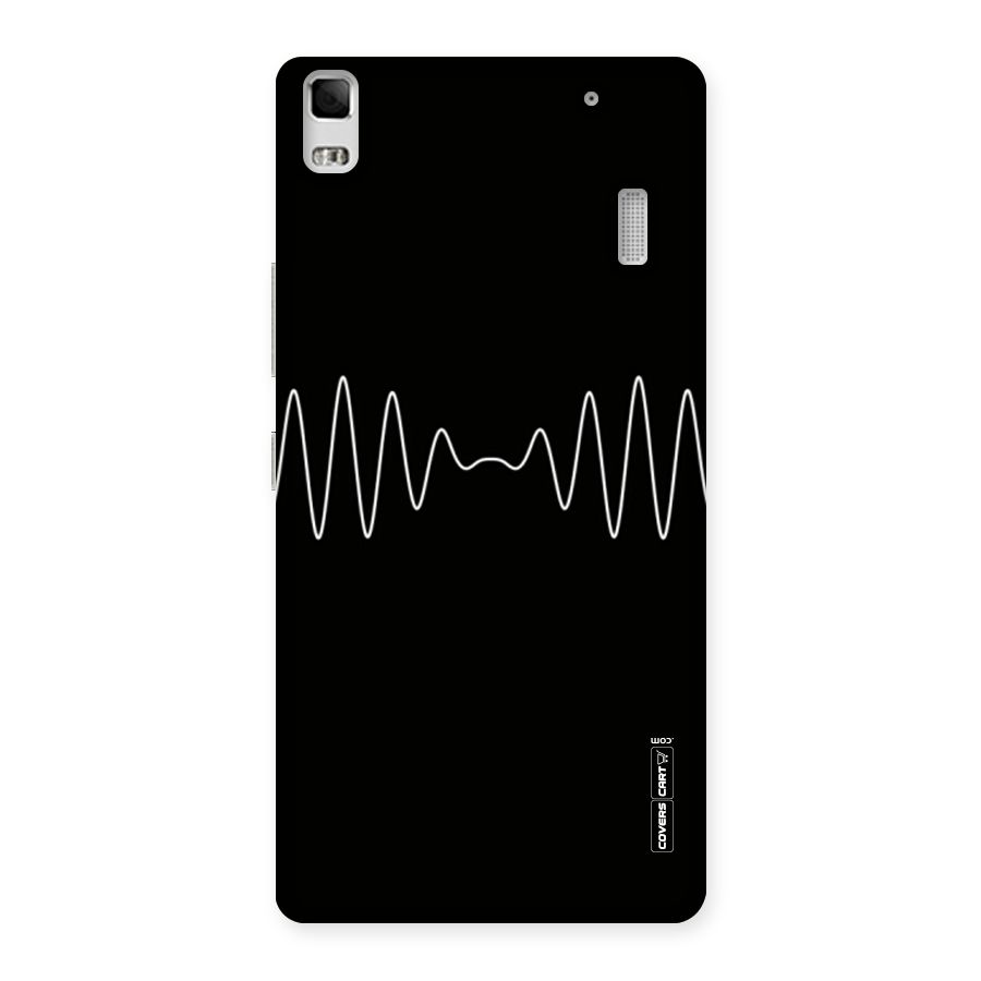 White Minimal Thread Back Case for Lenovo A7000