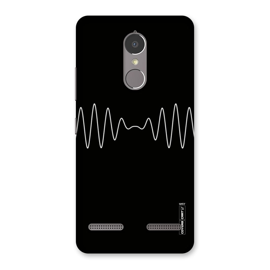 White Minimal Thread Back Case for Lenovo K6