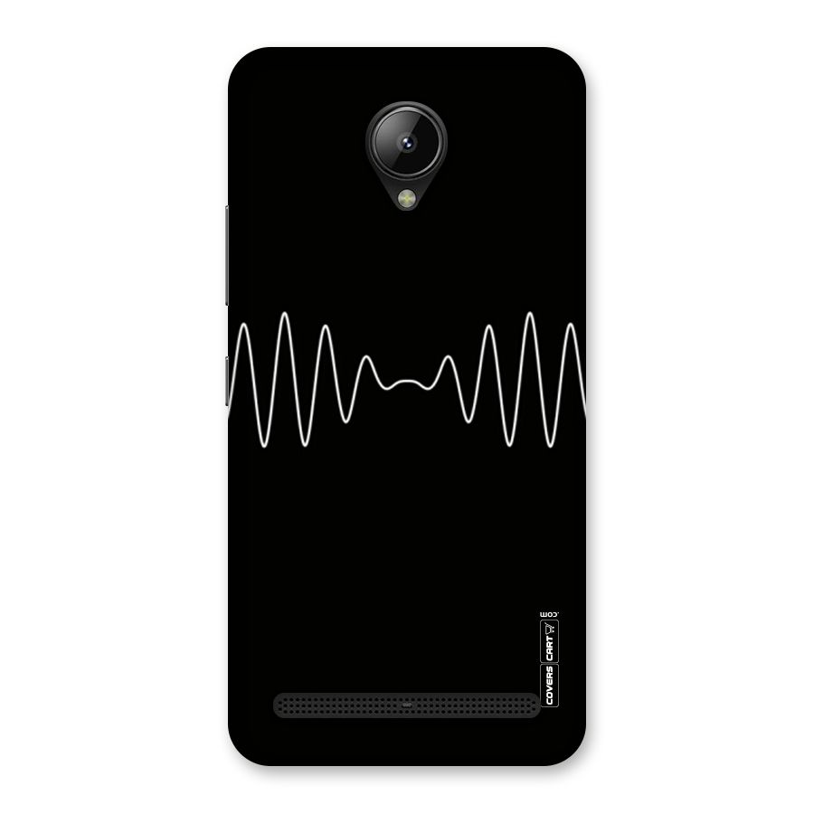 White Minimal Thread Back Case for Lenovo C2