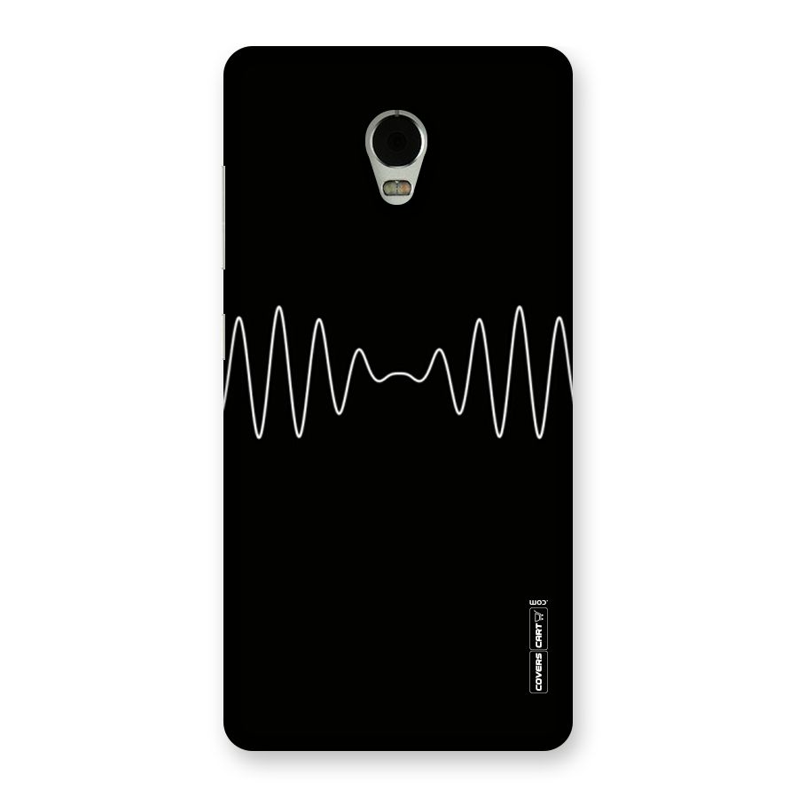 White Minimal Thread Back Case for Lenovo Vibe P1