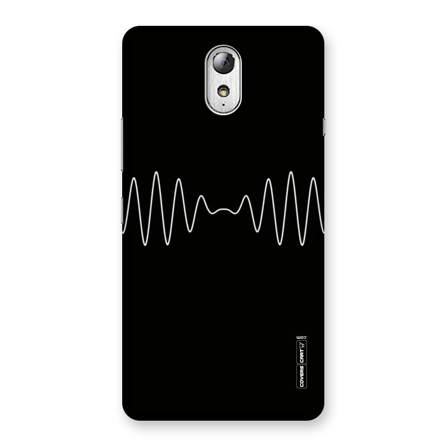 White Minimal Thread Back Case for Lenovo Vibe P1M