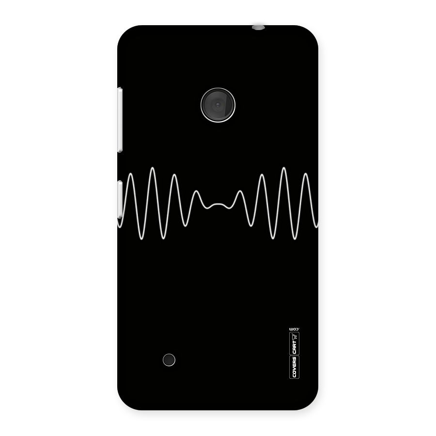 White Minimal Thread Back Case for Lumia 530