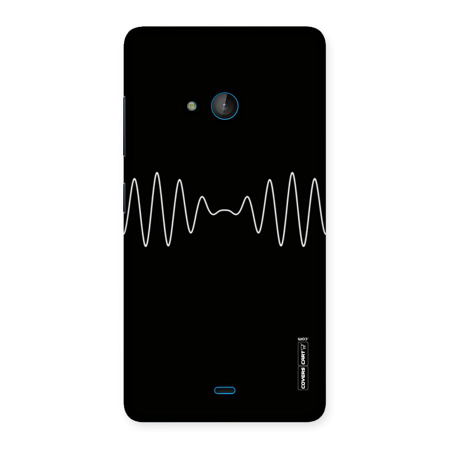 White Minimal Thread Back Case for Lumia 540