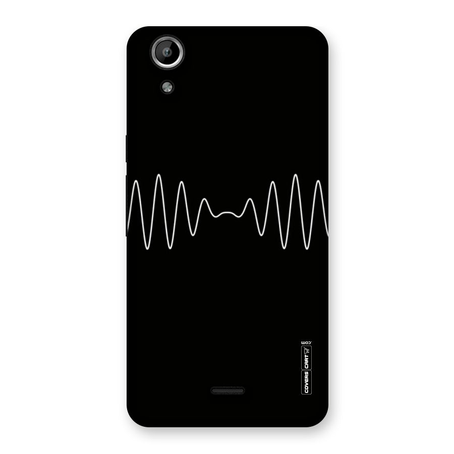 White Minimal Thread Back Case for Micromax Canvas Selfie Lens Q345