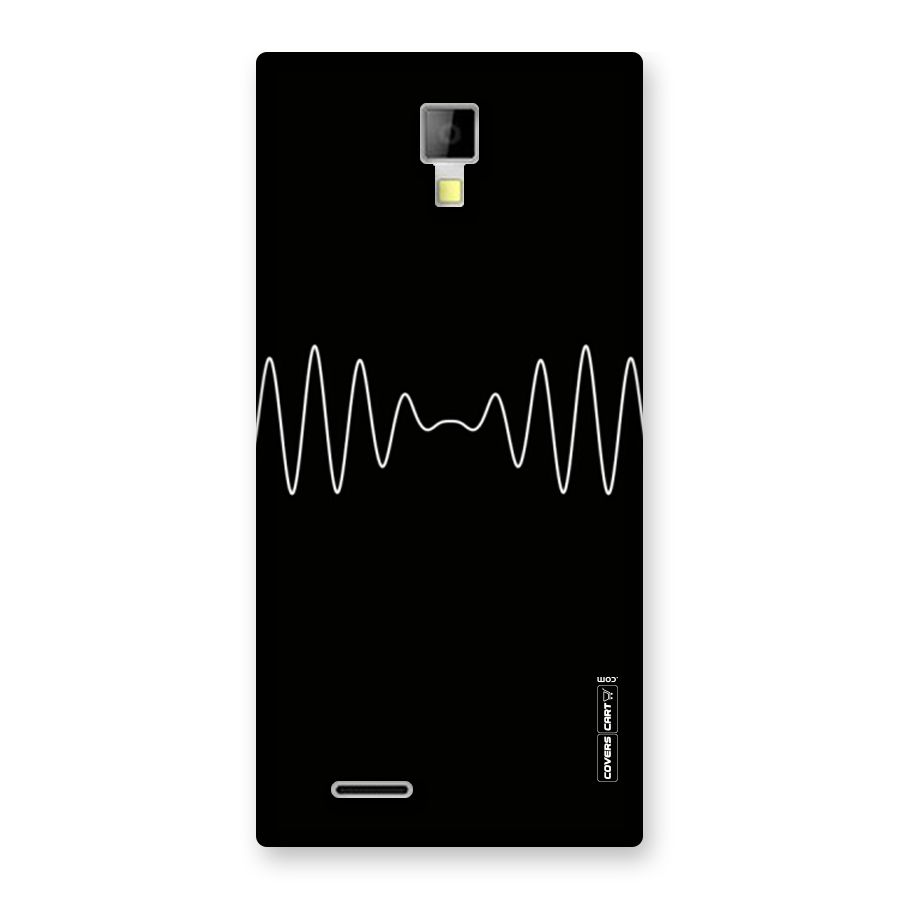 White Minimal Thread Back Case for Micromax Canvas Xpress A99