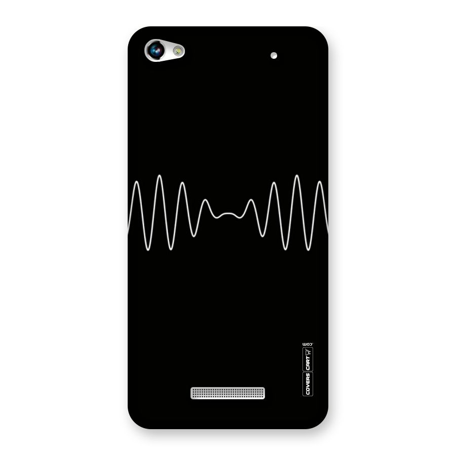 White Minimal Thread Back Case for Micromax Hue 2