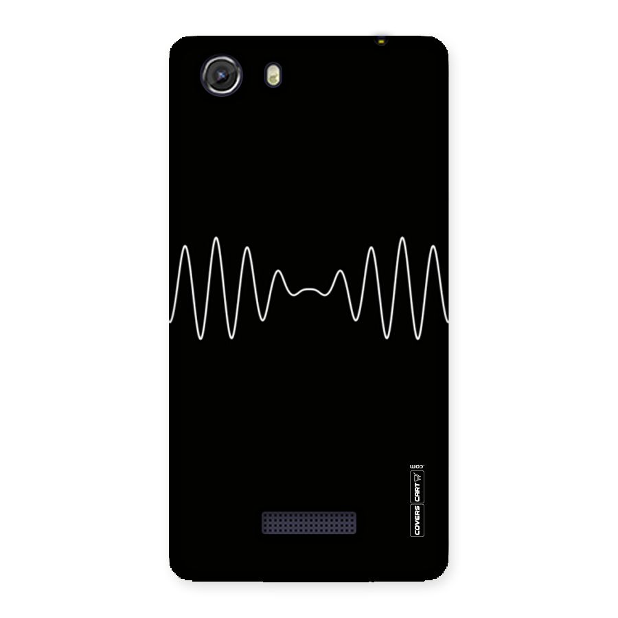 White Minimal Thread Back Case for Micromax Unite 3