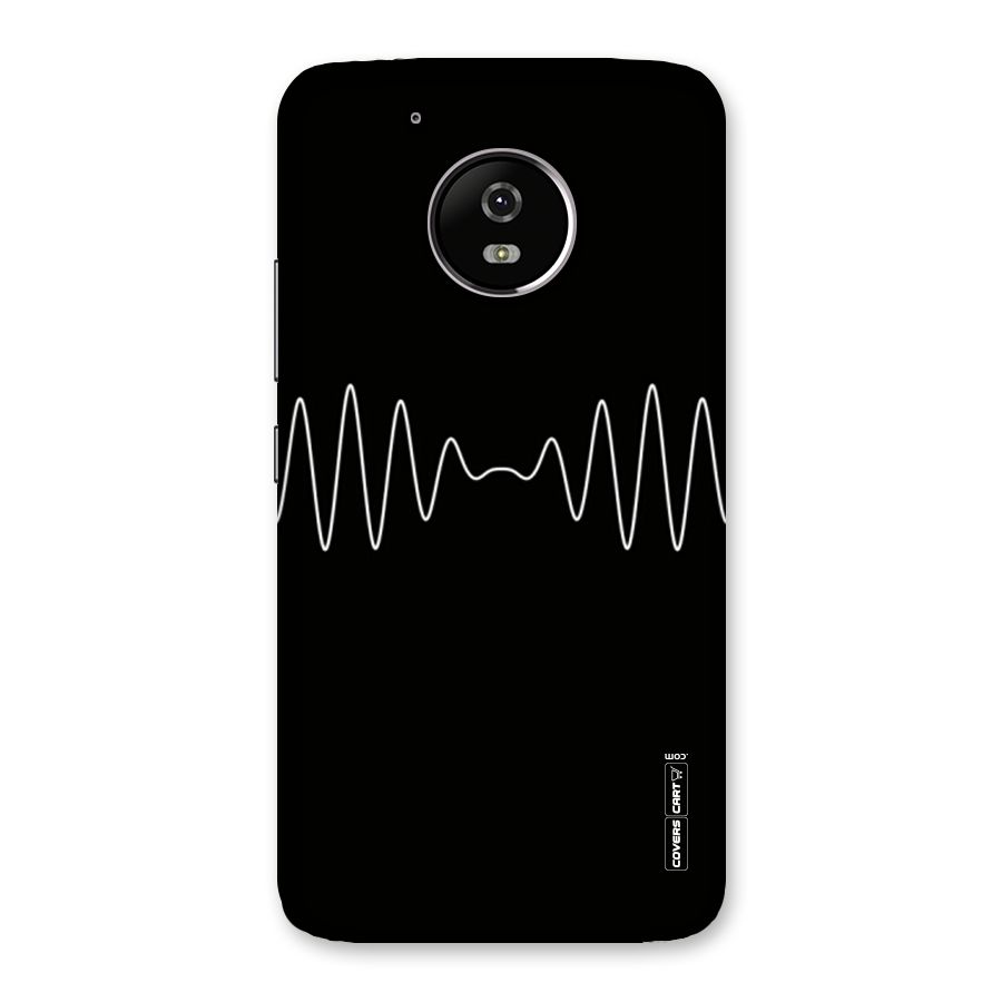 White Minimal Thread Back Case for Moto G5