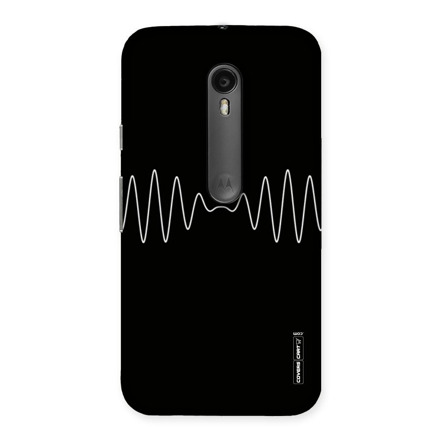 White Minimal Thread Back Case for Moto G Turbo