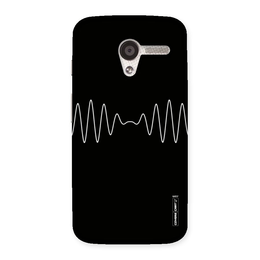 White Minimal Thread Back Case for Moto X