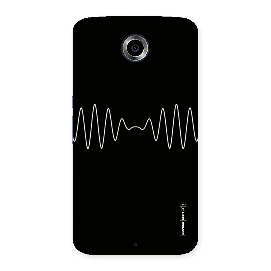 White Minimal Thread Back Case for Nexsus 6