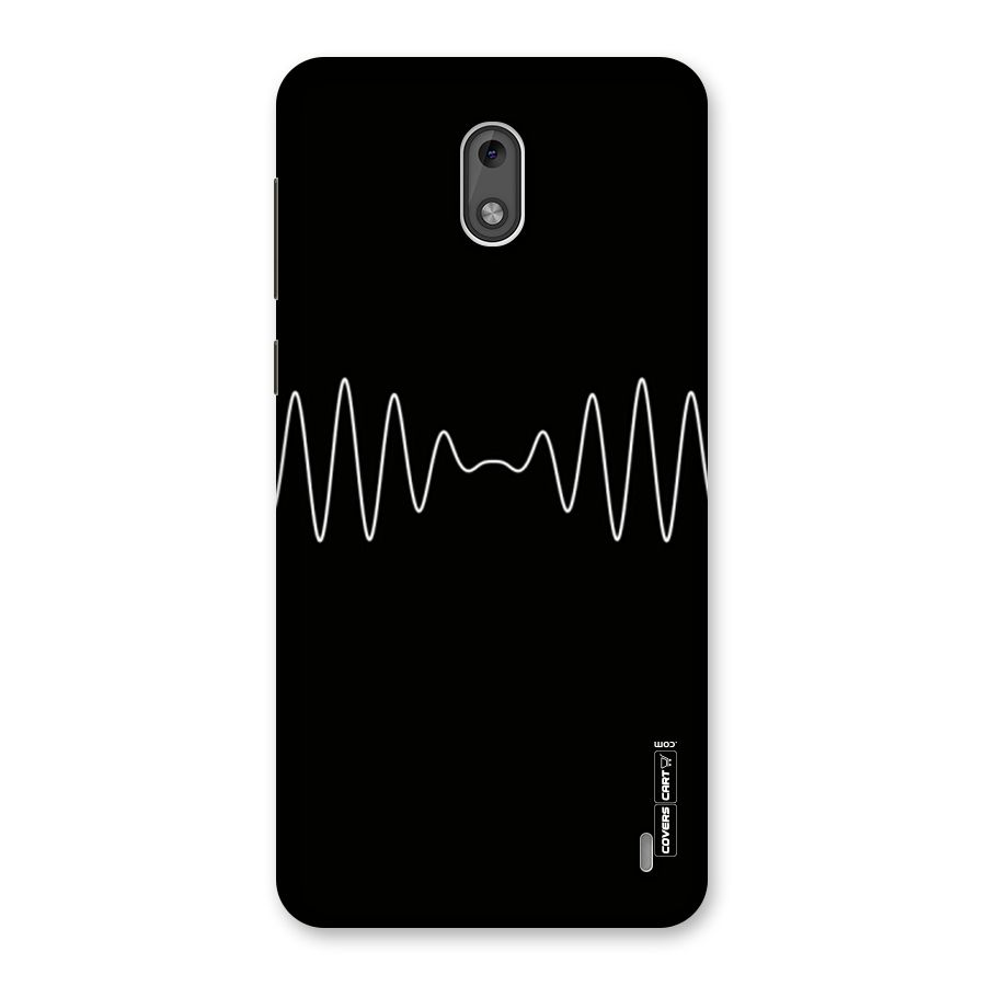 White Minimal Thread Back Case for Nokia 2