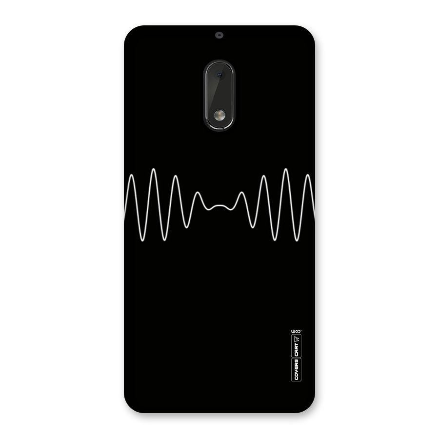 White Minimal Thread Back Case for Nokia 6