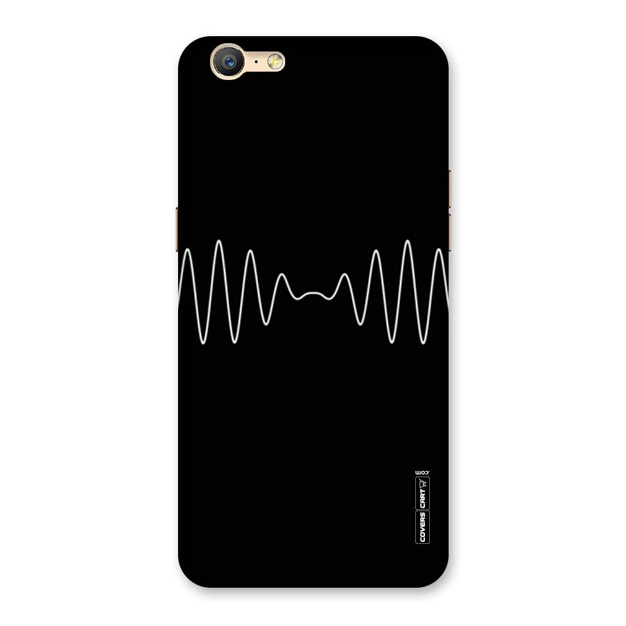 White Minimal Thread Back Case for Oppo A57