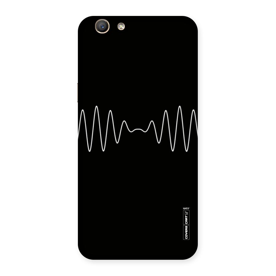 White Minimal Thread Back Case for Oppo F1s