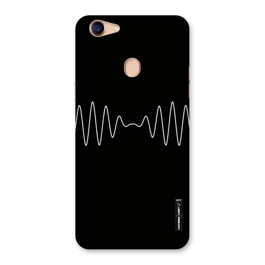 White Minimal Thread Back Case for Oppo F5