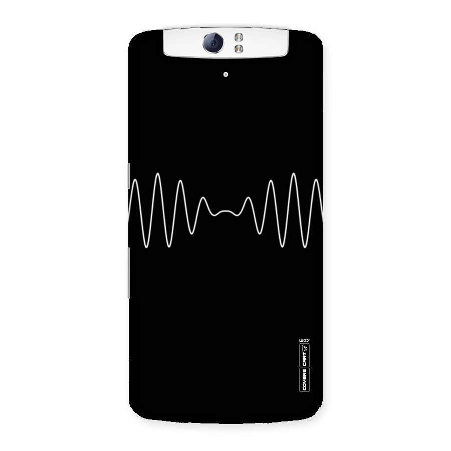 White Minimal Thread Back Case for Oppo N1