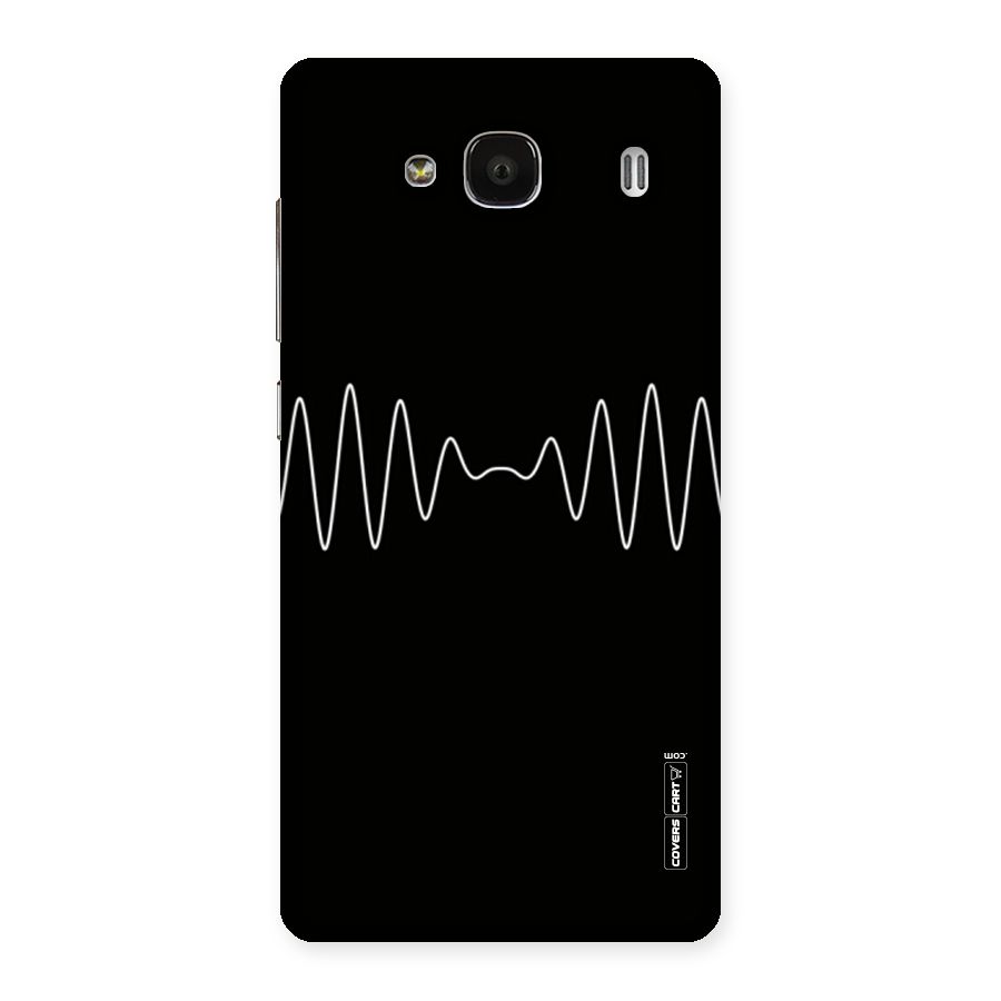White Minimal Thread Back Case for Redmi 2 Prime
