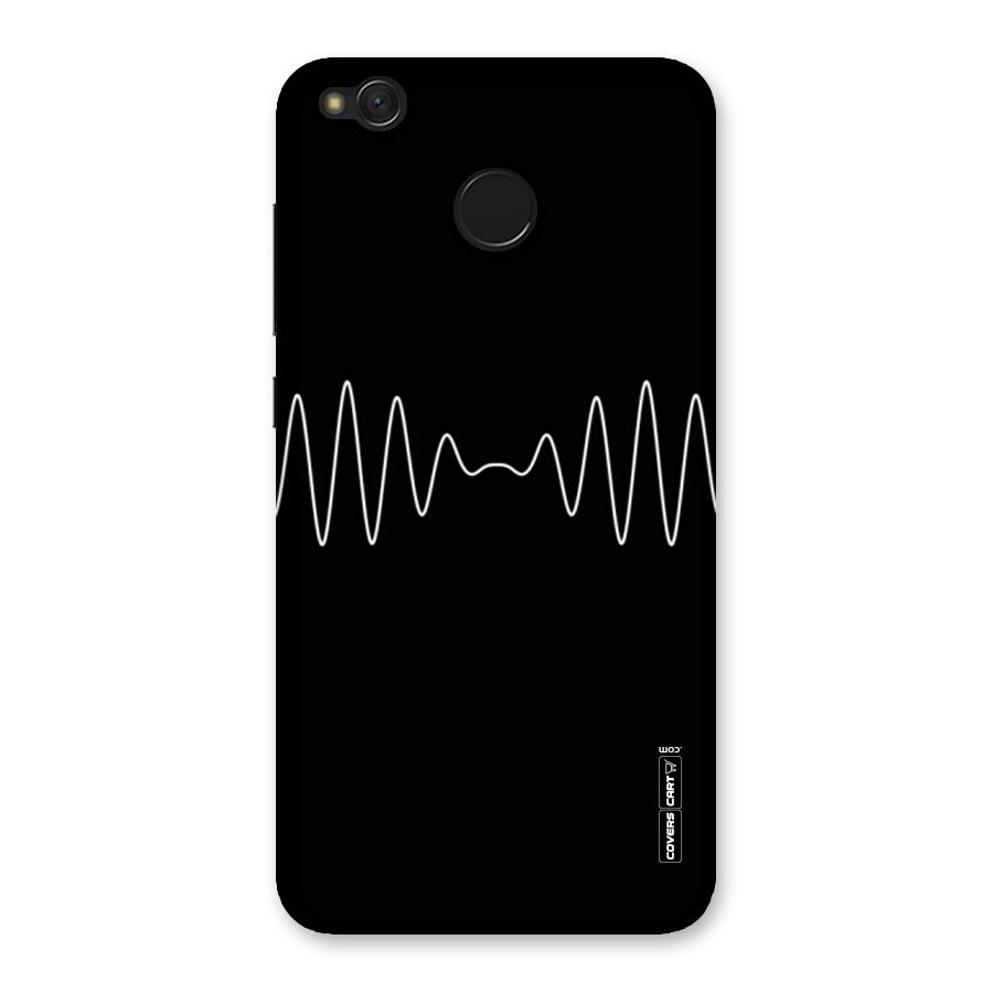 White Minimal Thread Back Case for Redmi 4