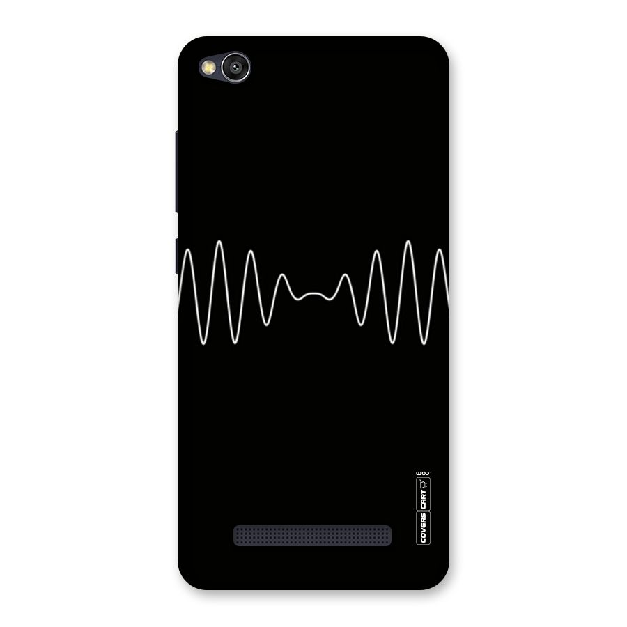 White Minimal Thread Back Case for Redmi 4A