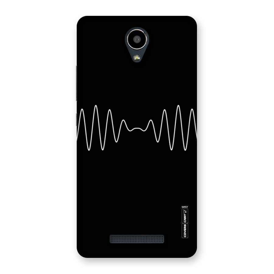 White Minimal Thread Back Case for Redmi Note 2