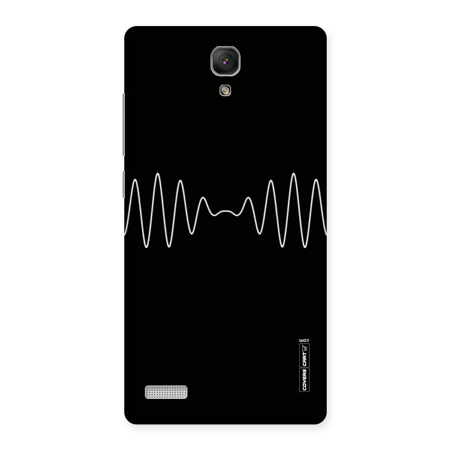 White Minimal Thread Back Case for Redmi Note Prime