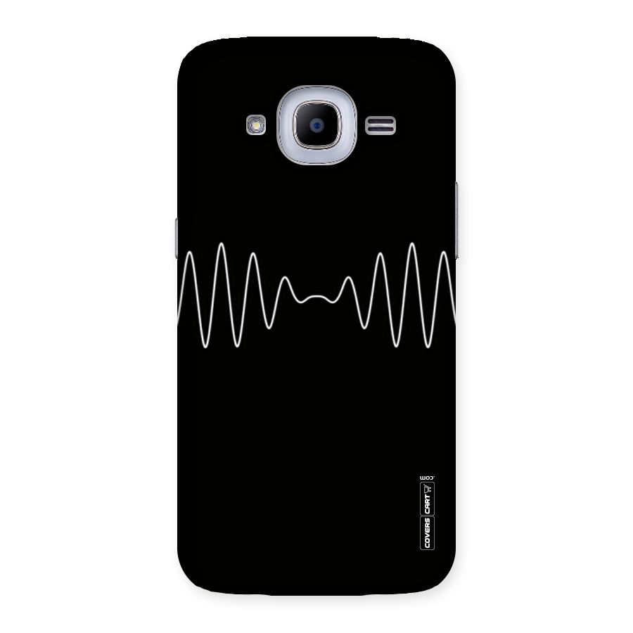 White Minimal Thread Back Case for Samsung Galaxy J2 2016