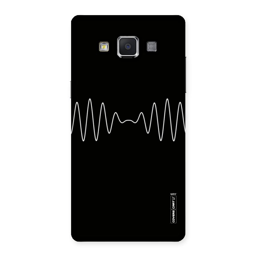 White Minimal Thread Back Case for Samsung Galaxy A5