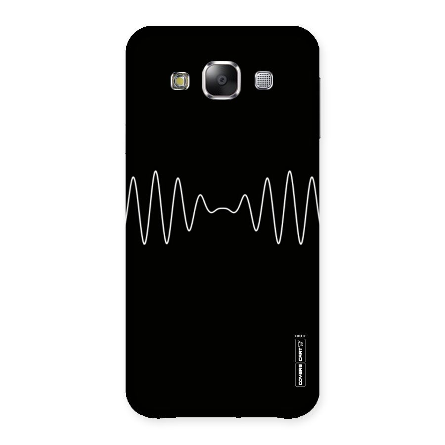 White Minimal Thread Back Case for Samsung Galaxy E5