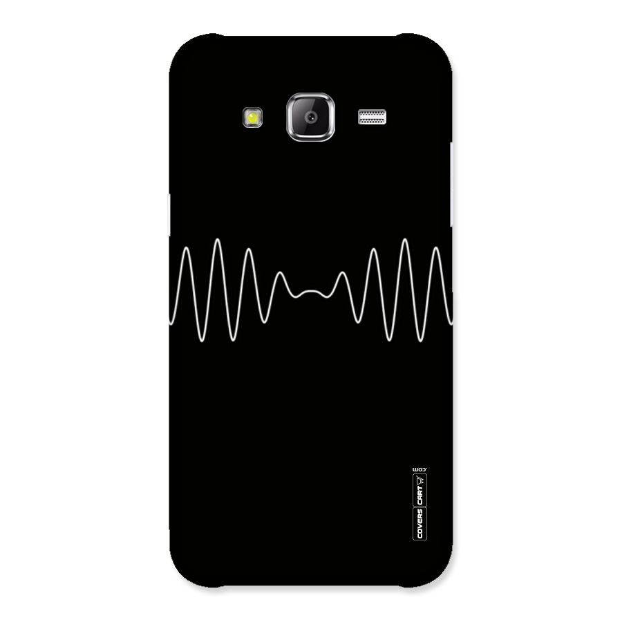 White Minimal Thread Back Case for Samsung Galaxy J5