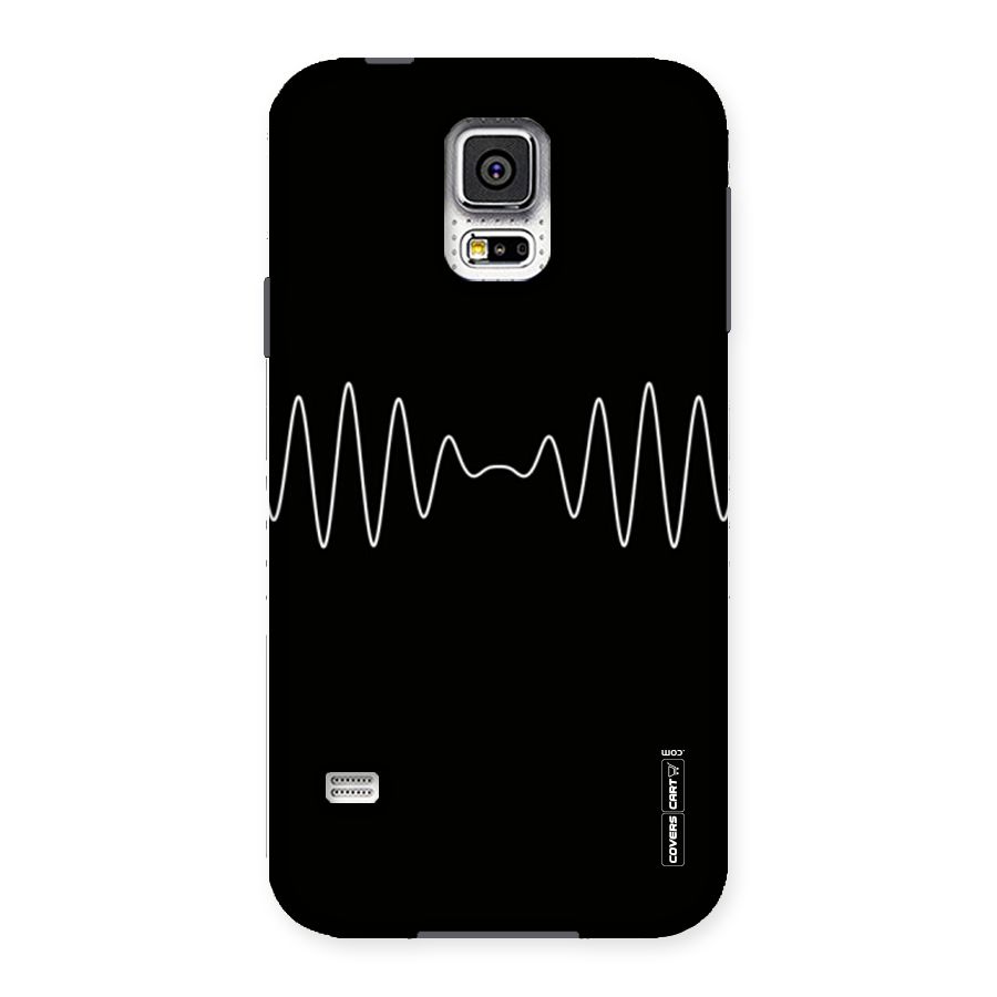 White Minimal Thread Back Case for Samsung Galaxy S5