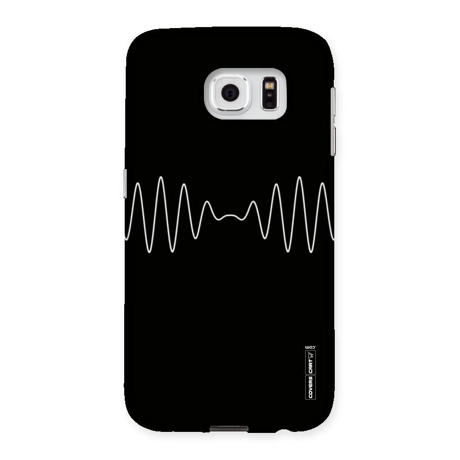 White Minimal Thread Back Case for Samsung Galaxy S6