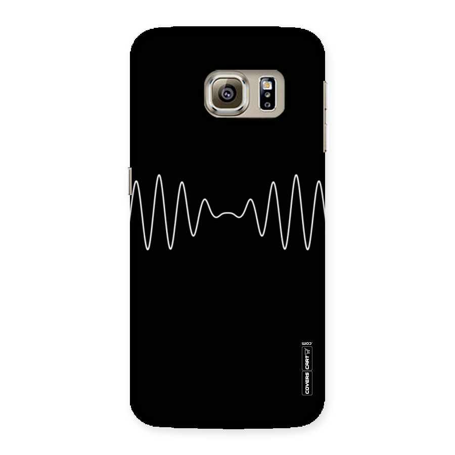White Minimal Thread Back Case for Samsung Galaxy S6 Edge