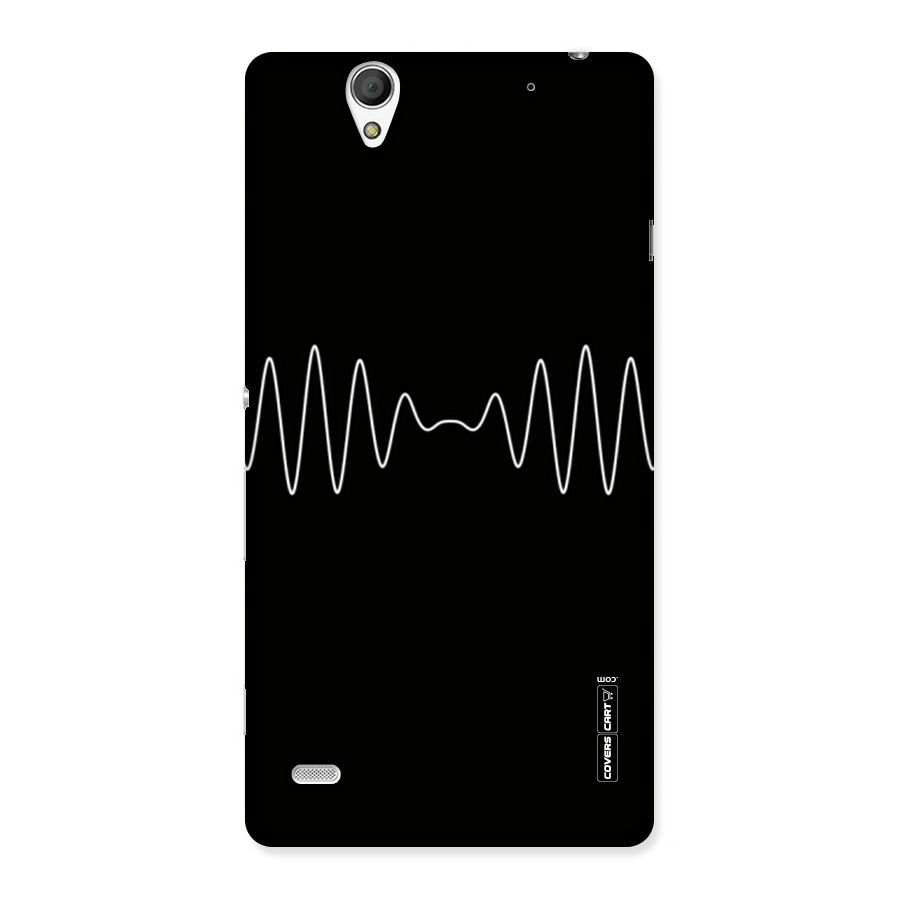 White Minimal Thread Back Case for Sony Xperia C4