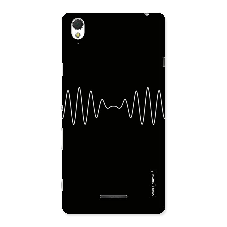 White Minimal Thread Back Case for Sony Xperia T3