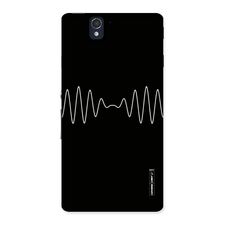 White Minimal Thread Back Case for Sony Xperia Z