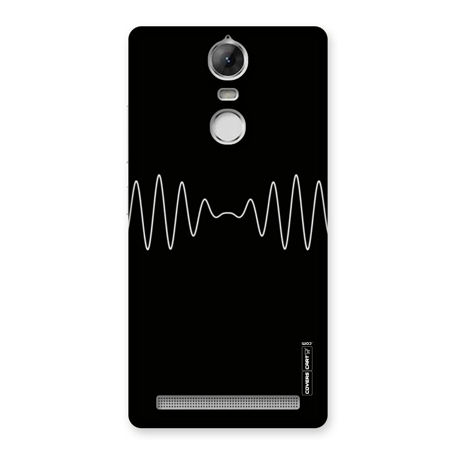 White Minimal Thread Back Case for Vibe K5 Note