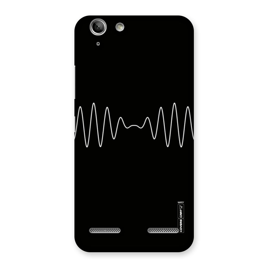 White Minimal Thread Back Case for Vibe K5 Plus