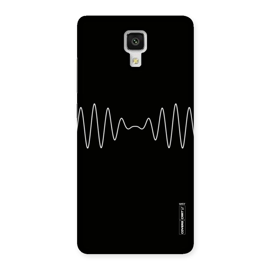 White Minimal Thread Back Case for Xiaomi Mi 4