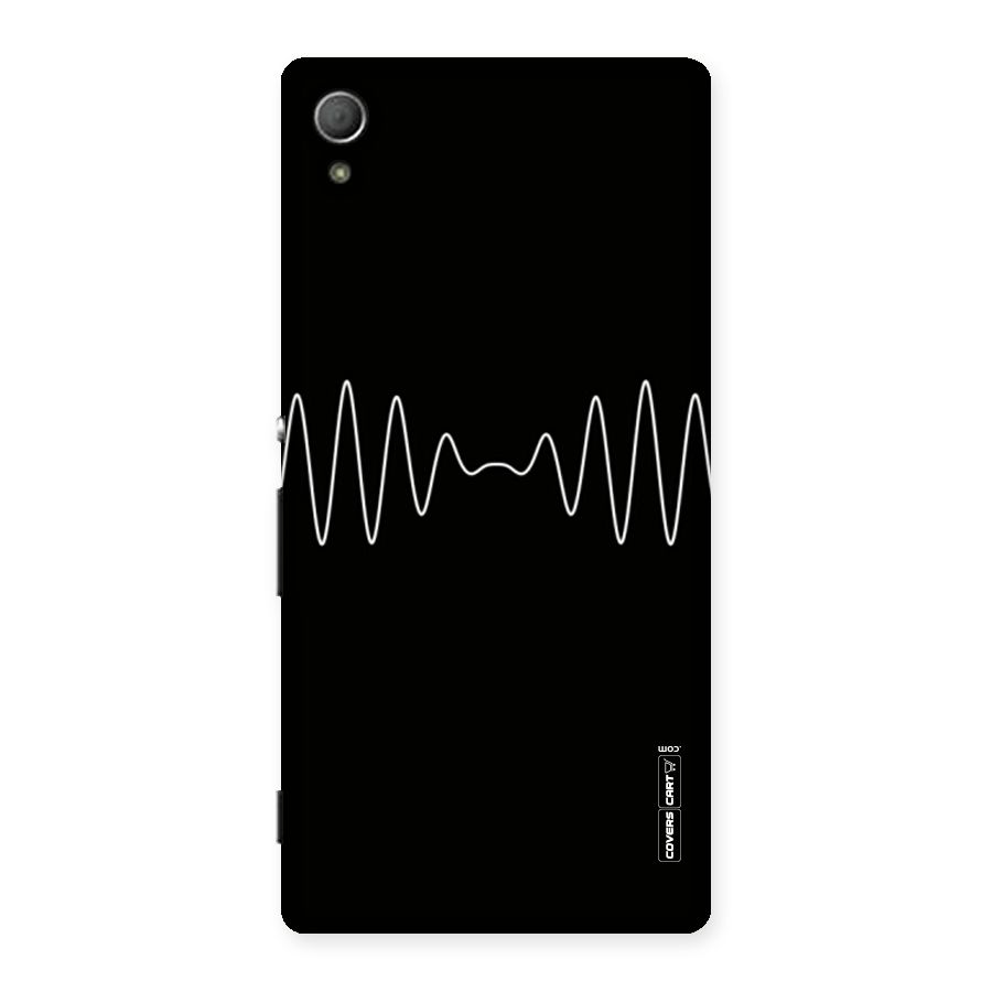 White Minimal Thread Back Case for Xperia Z3 Plus