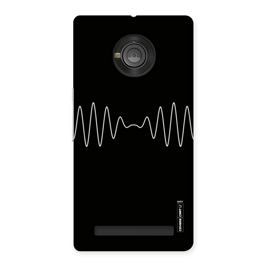 White Minimal Thread Back Case for Yu Yunique