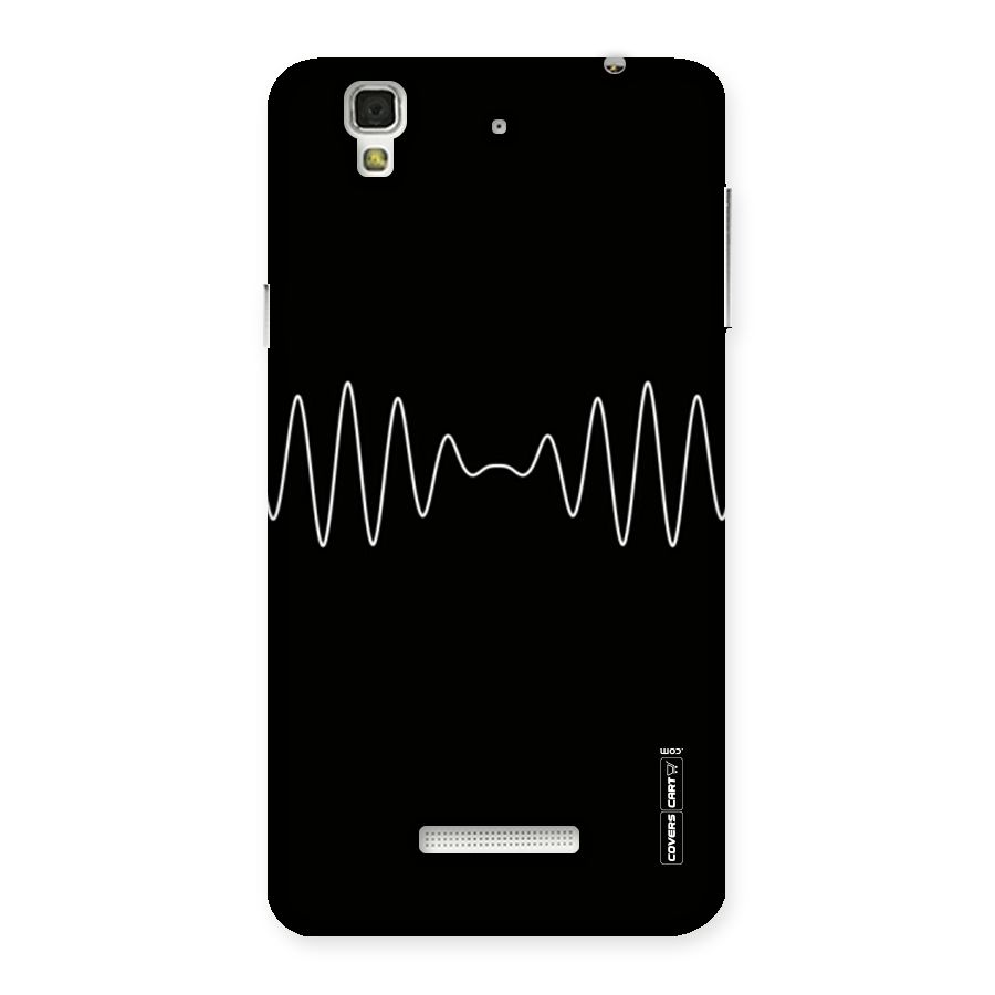 White Minimal Thread Back Case for Yu Yureka