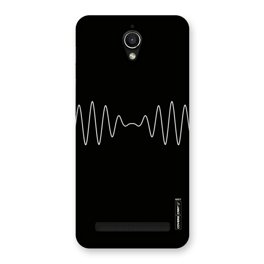 White Minimal Thread Back Case for Zenfone Go